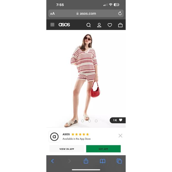 ASOS knit set - Picture 1 of 3